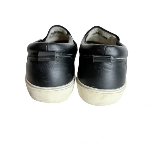 Golden Goose Hanami Black Leather Star Slip-On Sneakers Size 38 - Picture 7 of 10